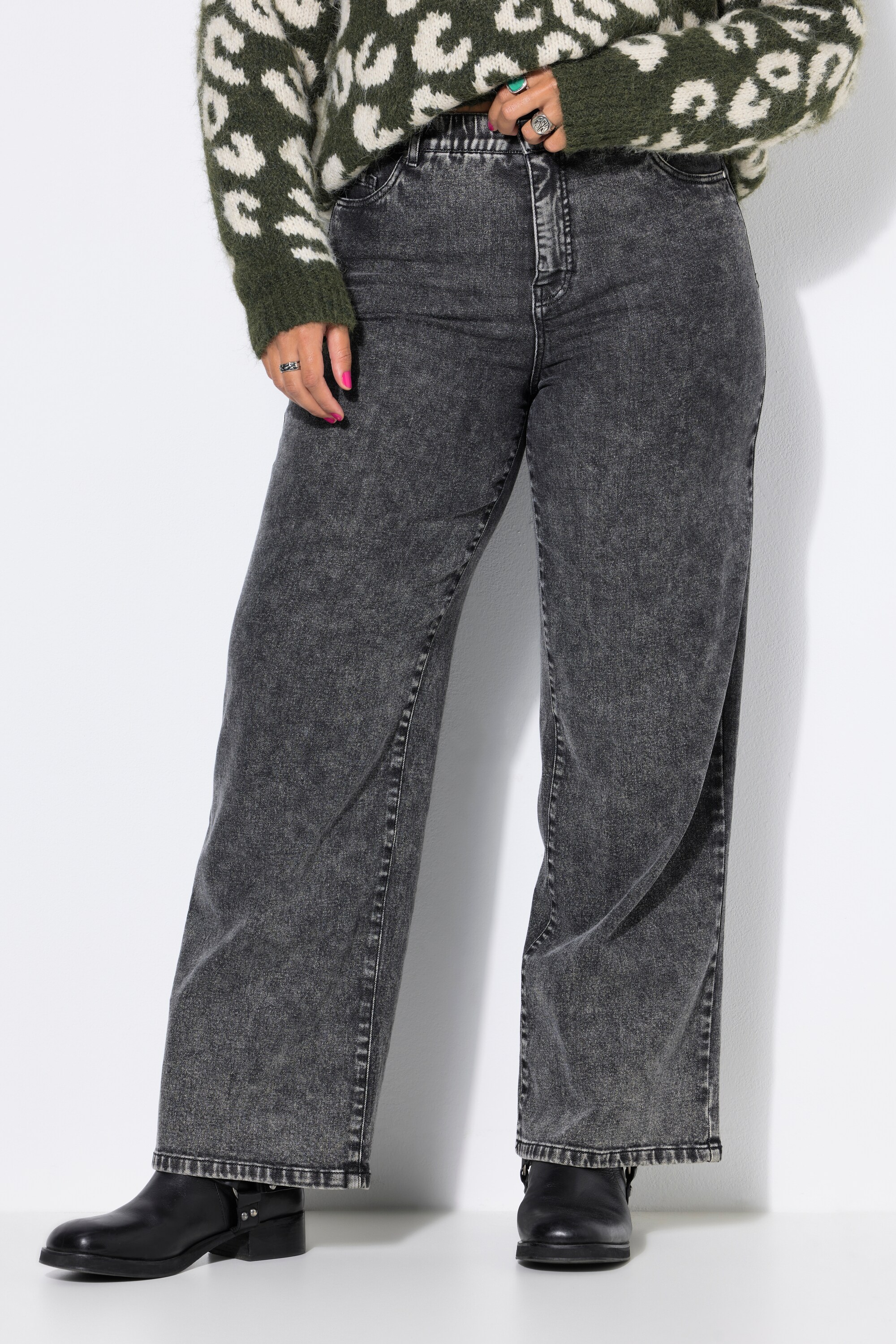 Jean, coupe large, délavage « Snow Wash », STUDIO UNTOLD