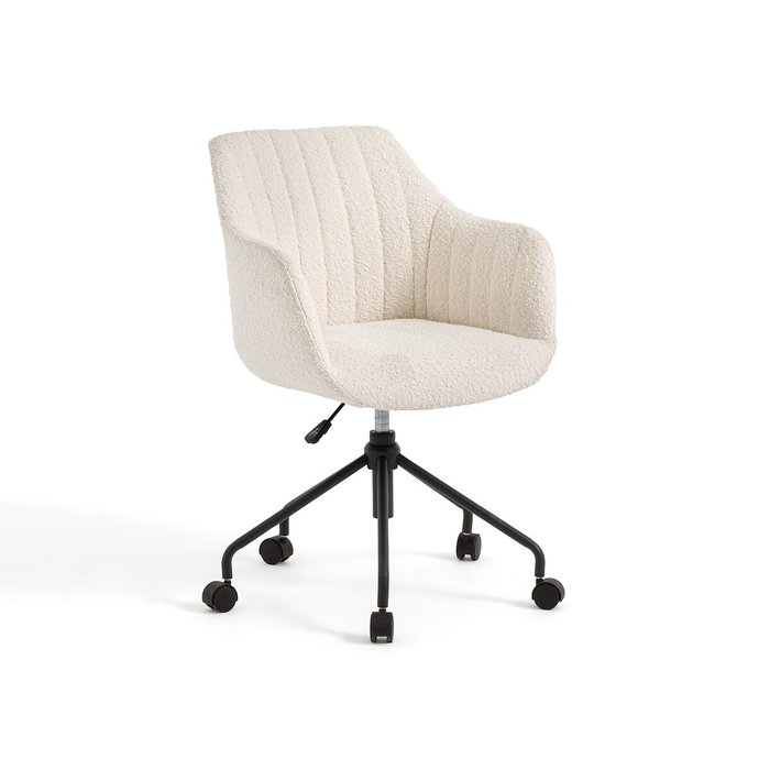 Image 0 Fauteuil de bureau tissu bouclette, Matie LA REDOUTE INTERIEURS Fauteuil de bureau tissu bouclette, Matie LA REDOUTE INTERIEURS image 0
