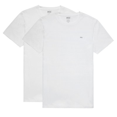 Pack of 2 Plain T-Shirts in Cotton with Crew Neck DIESEL