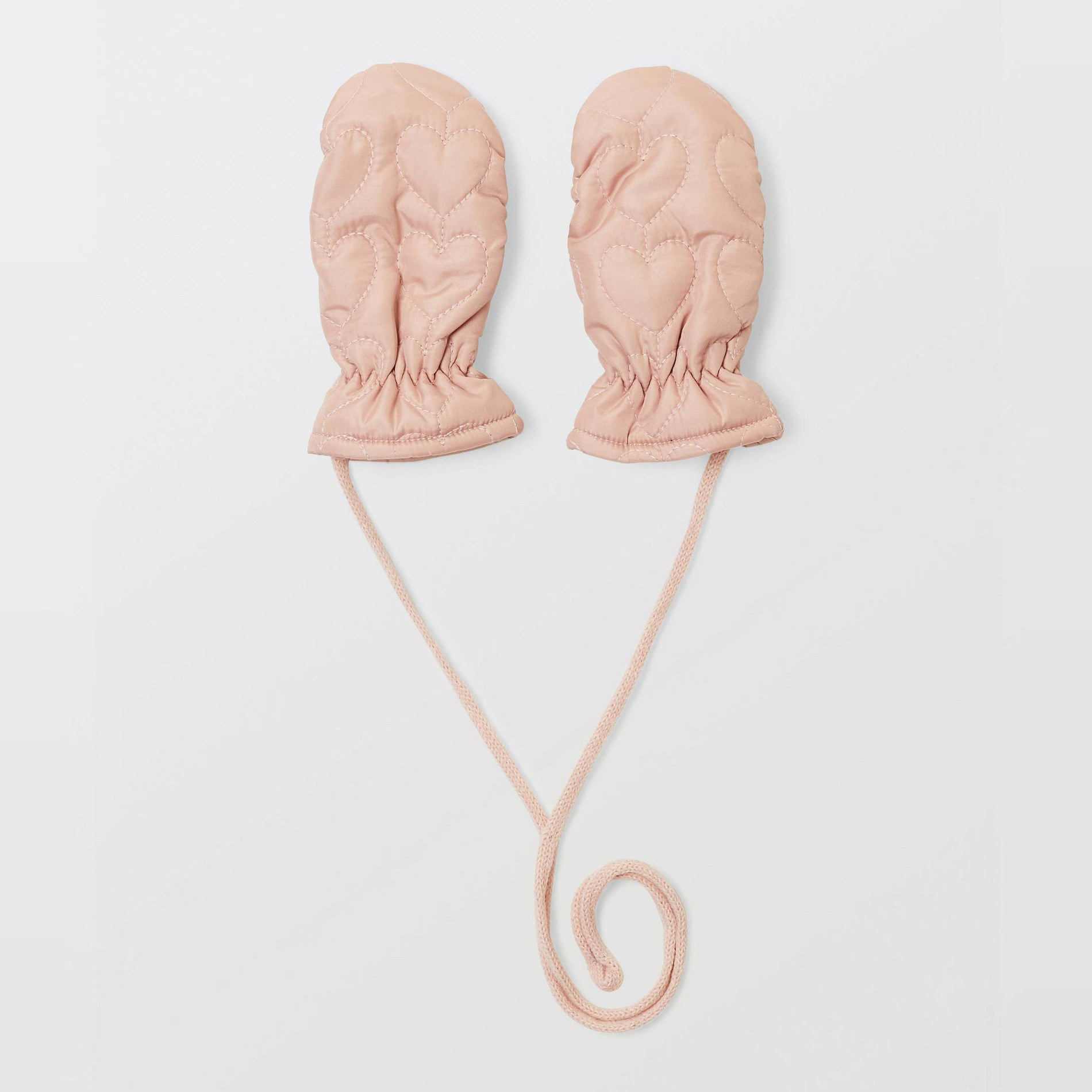 Moufles quiltées coeur, BOUT'CHOU