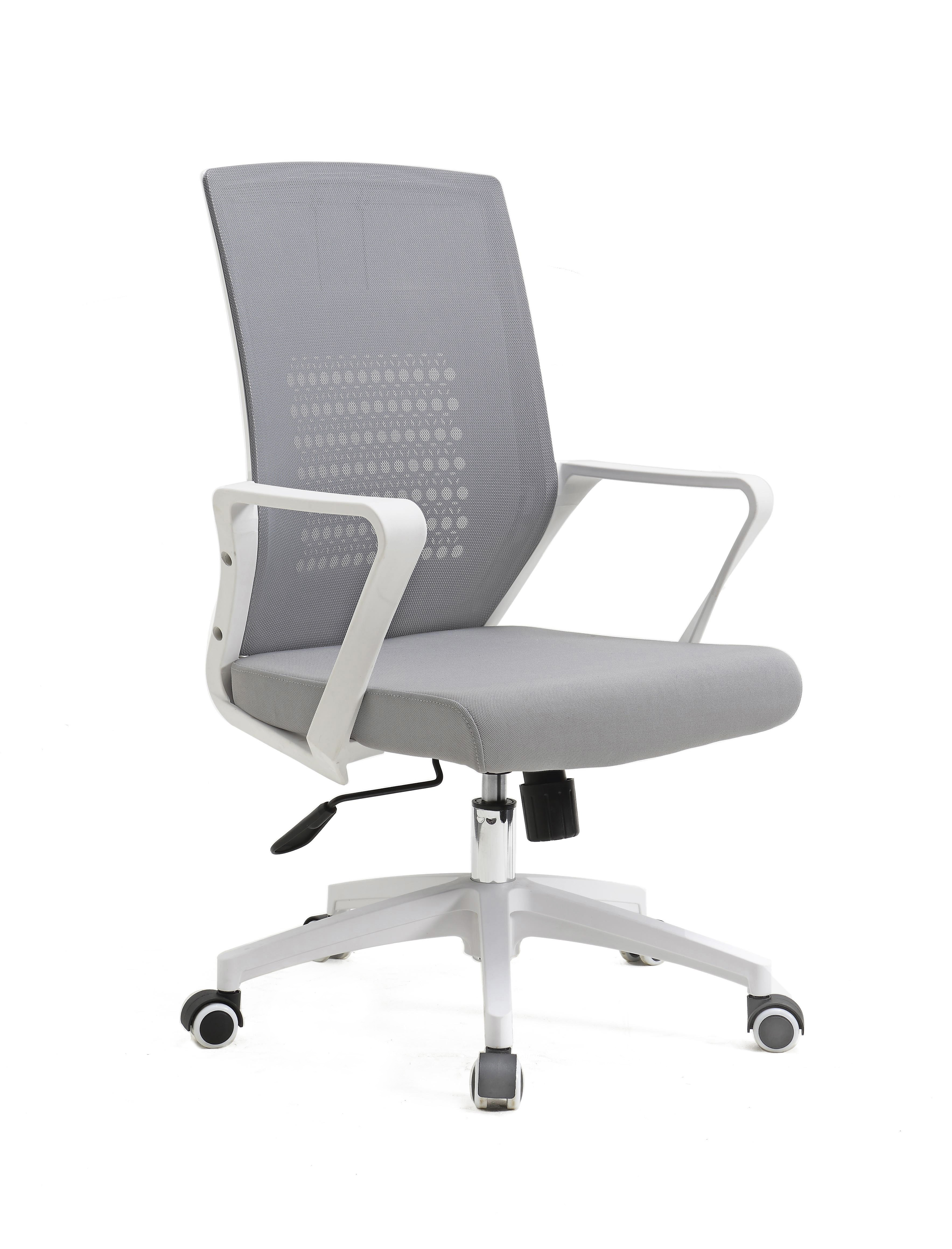 Fauteuil de bureau à roulettes en tissu, LUCA, HISPANOHOGAR