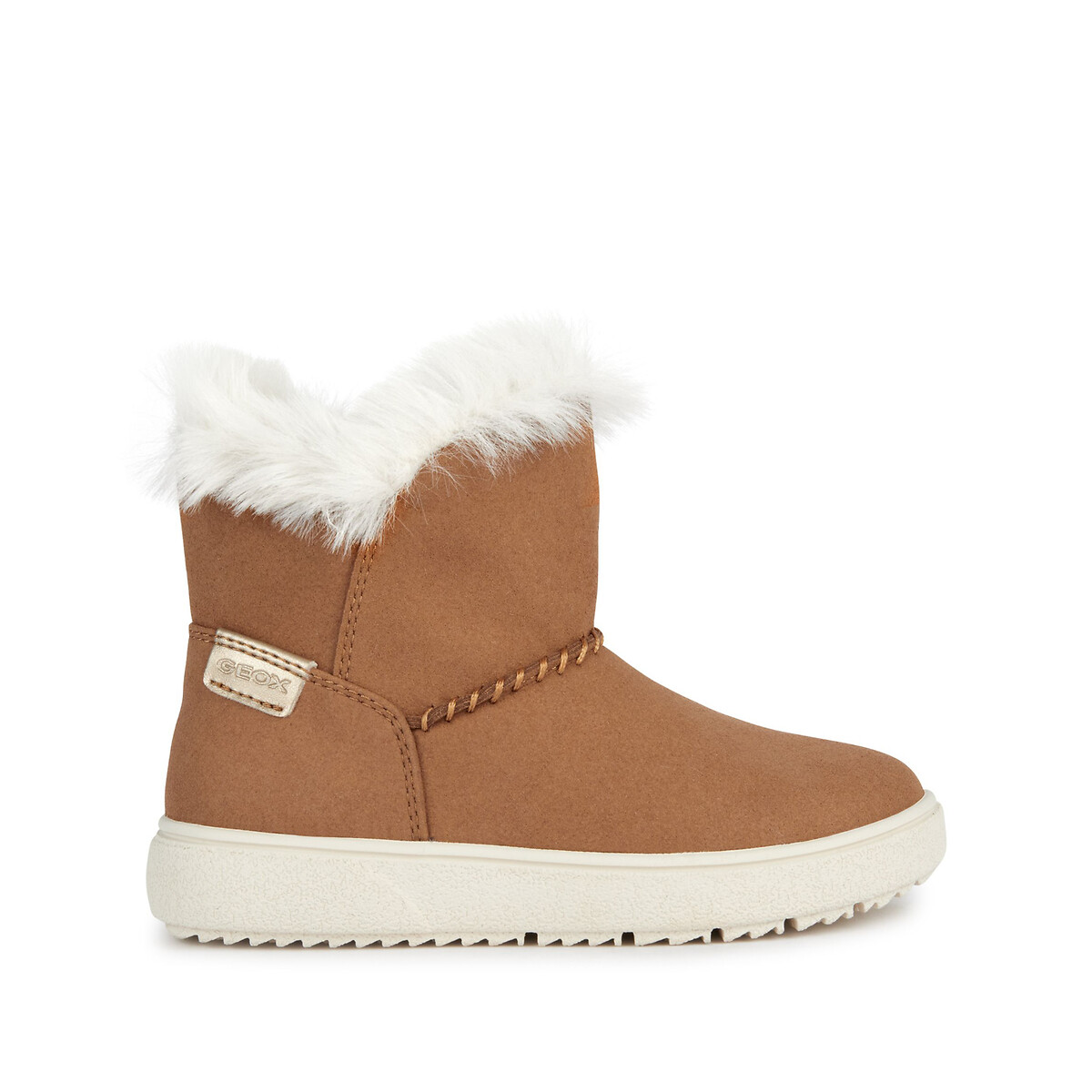 Image of Kids Theleven Calf Boots with Faux Fur Lining