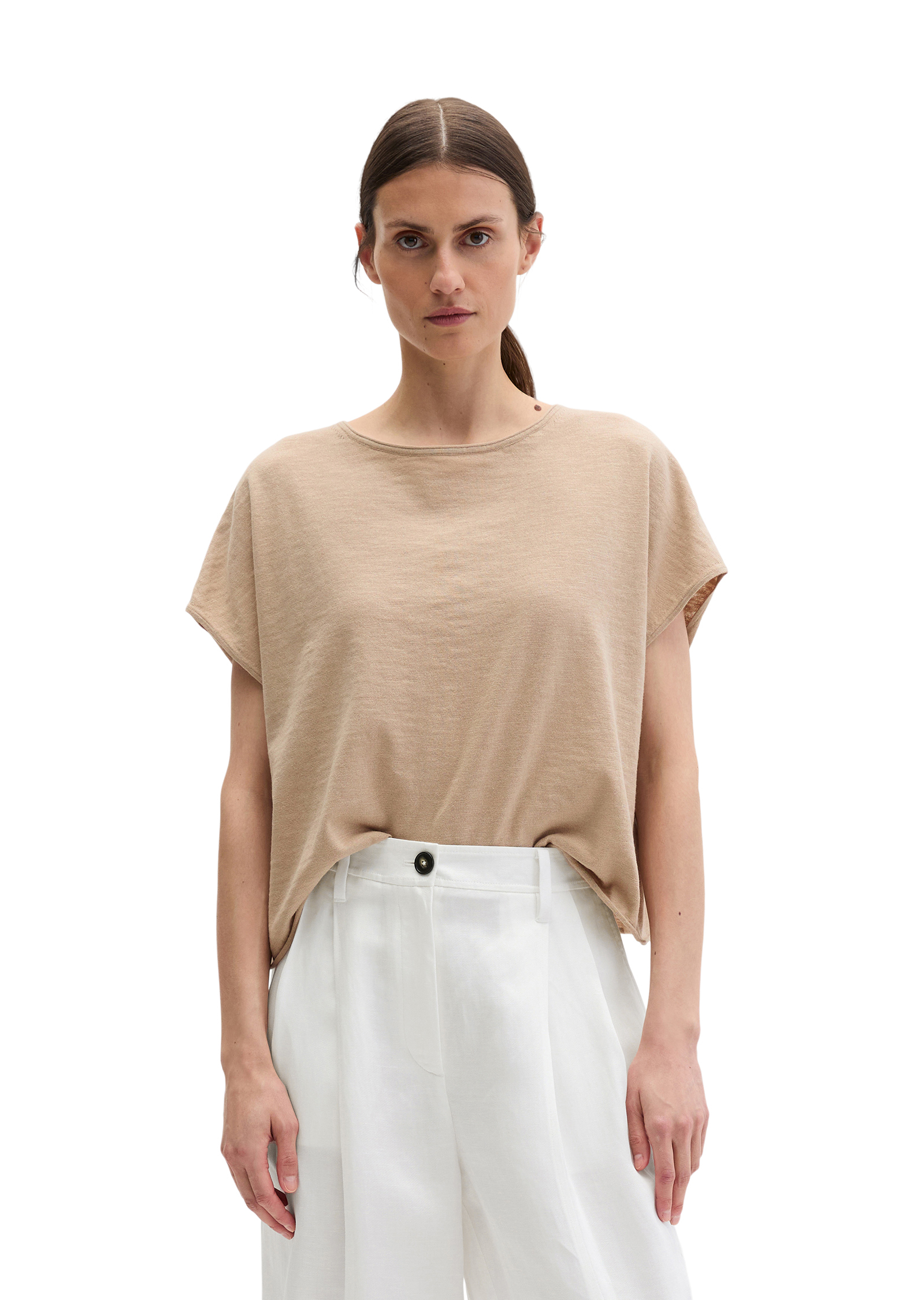 Pull en maille fine, coupe ample avec une épaule recoupée, MARC O'POLO