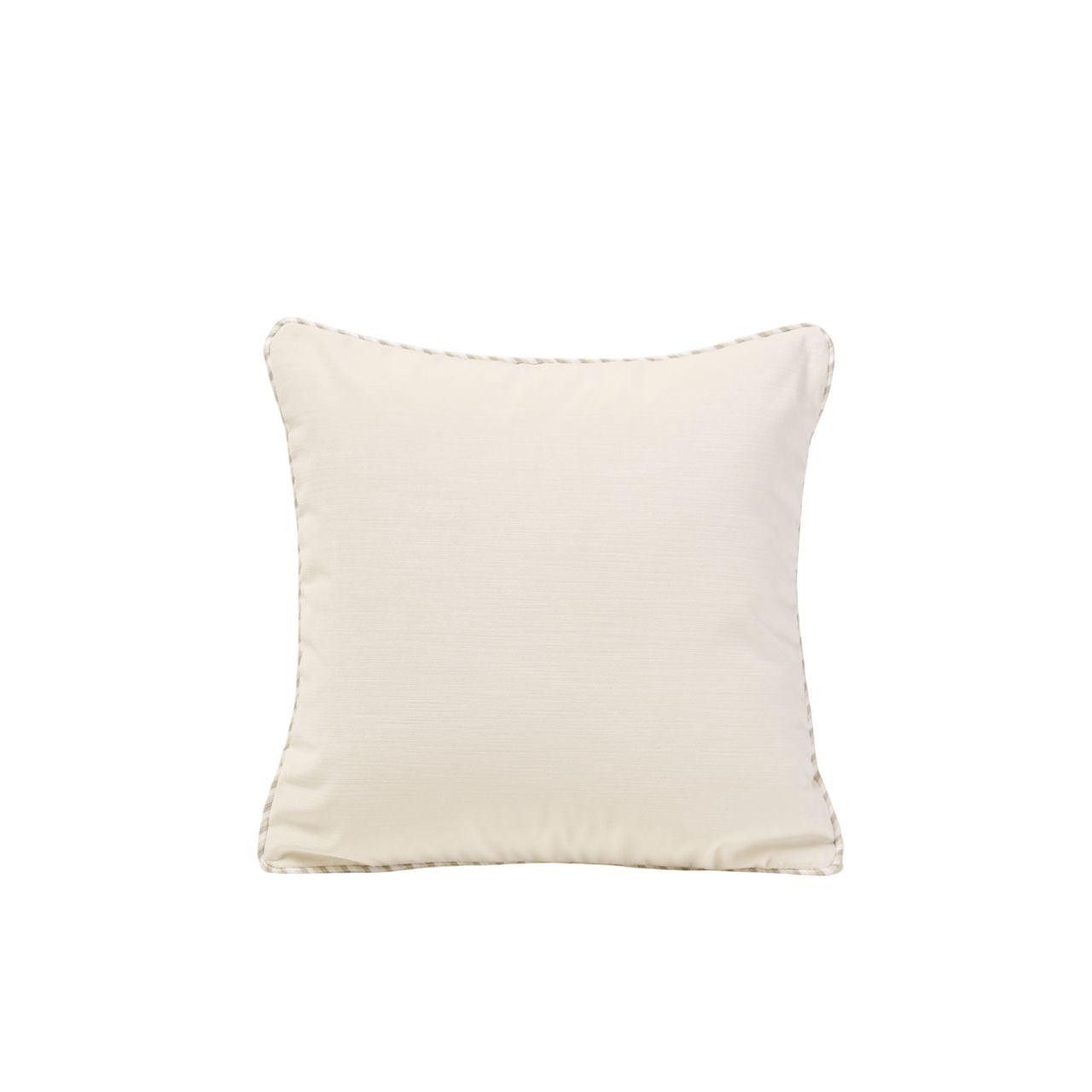 Housse De Coussin en Velours lumineux et passementerie rayée DALILA, MADURA