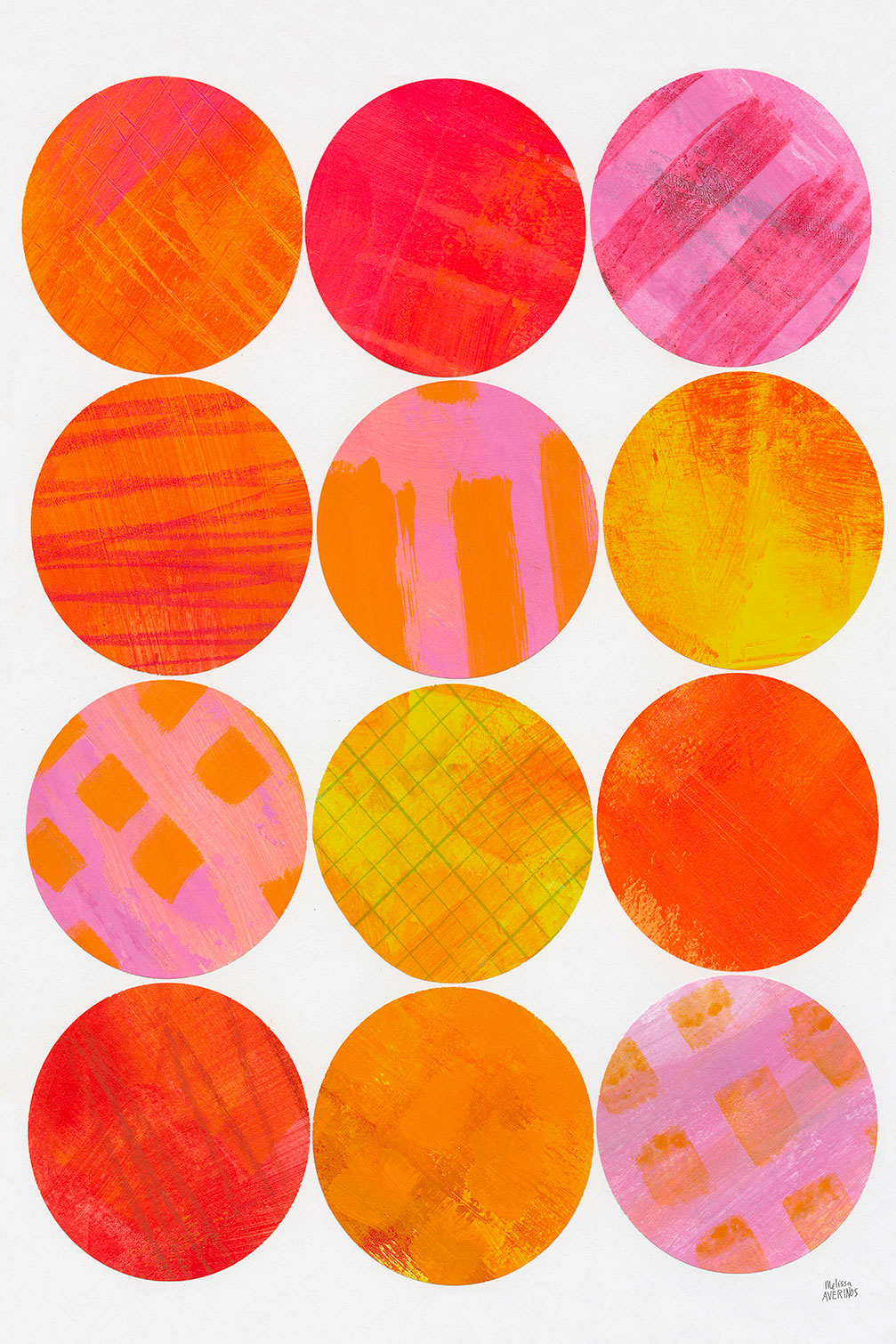 Tableau sun shine circle, HEXOA