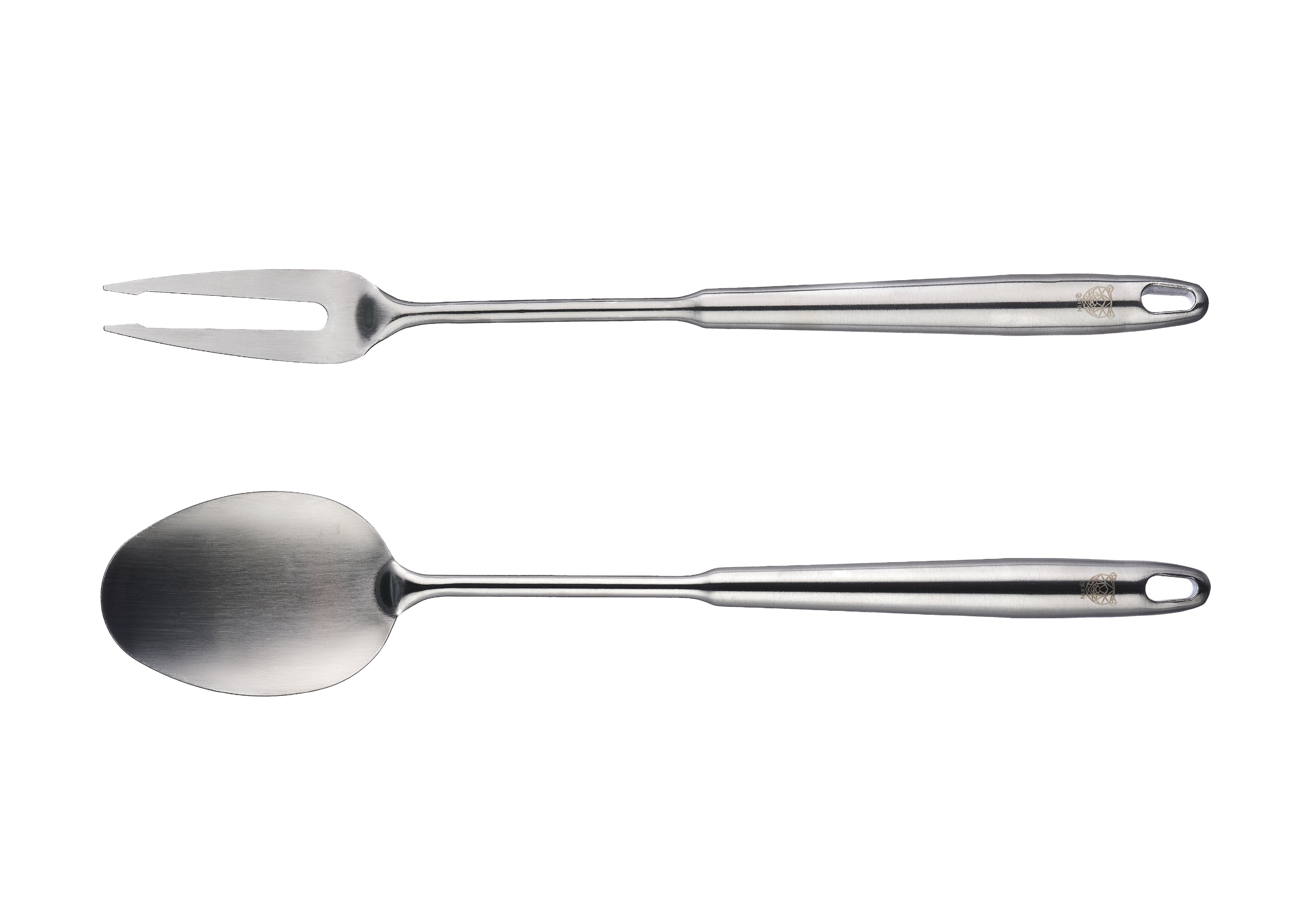 Lot de 2 couverts à salade en inox, STAL, BJORN