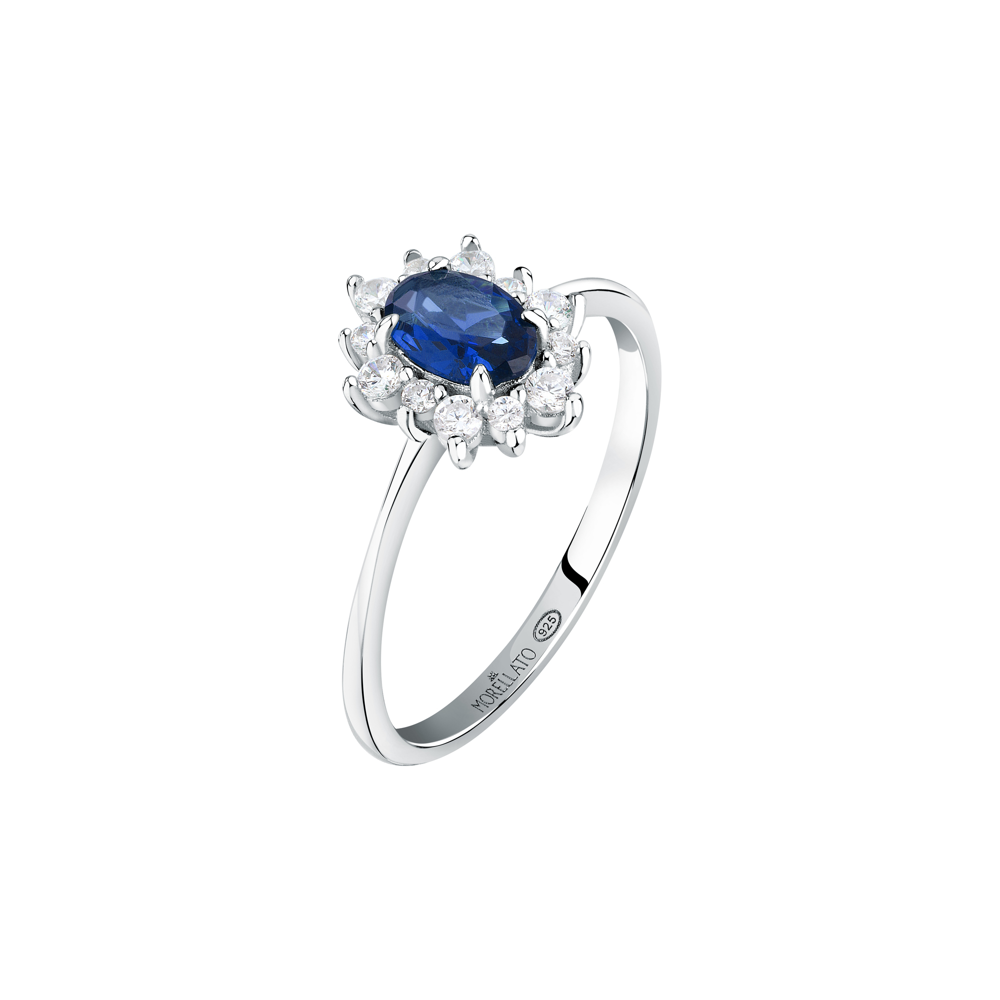 Bague en Argent 925%, Zircons TESORI, MORELLATO