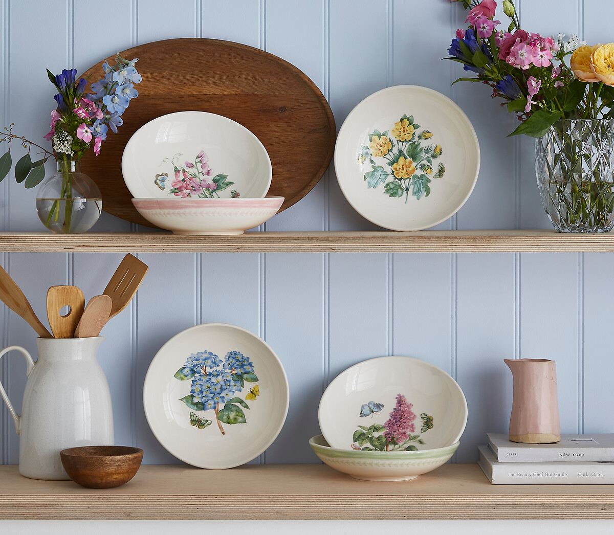 Set of 4 Sketchbook Assorted Pasta Bowls, PORTMEIRION