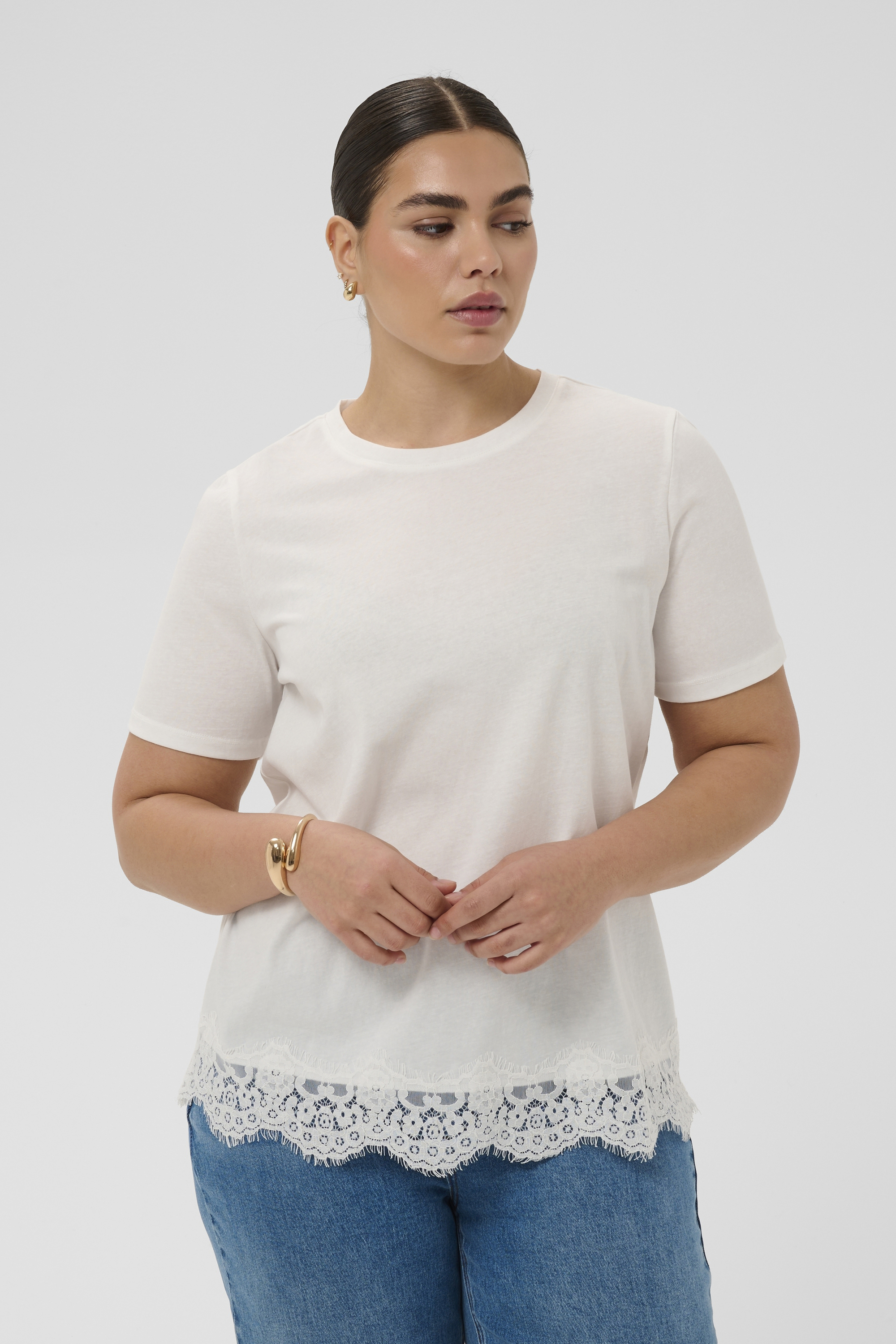 T-shirt, KAFFE CURVE