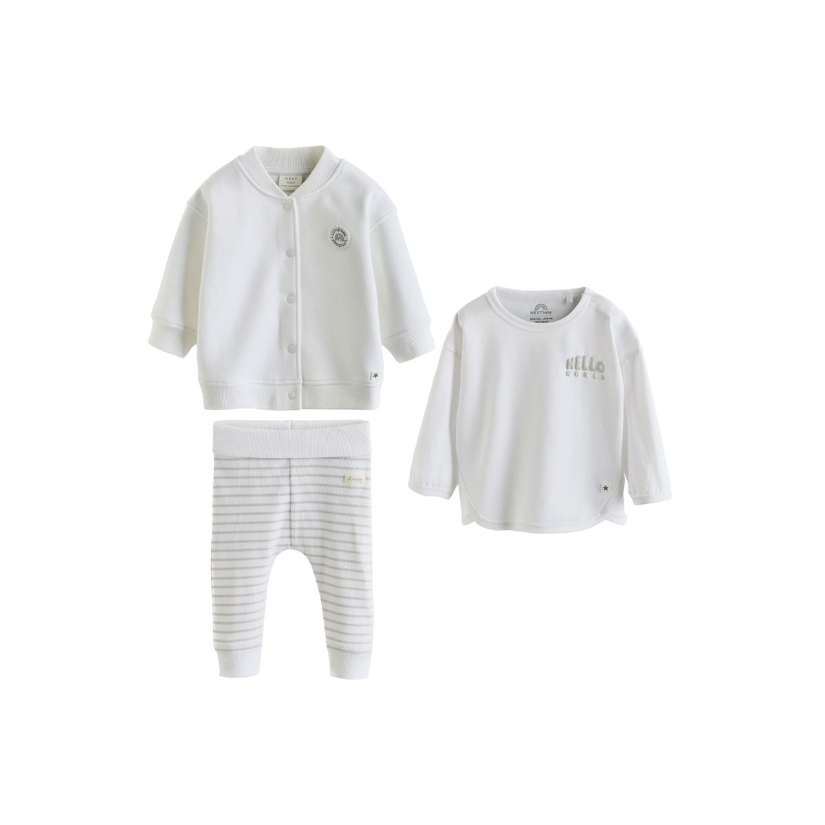 Veste, body et legging bébé, 3 pièces, NEXT