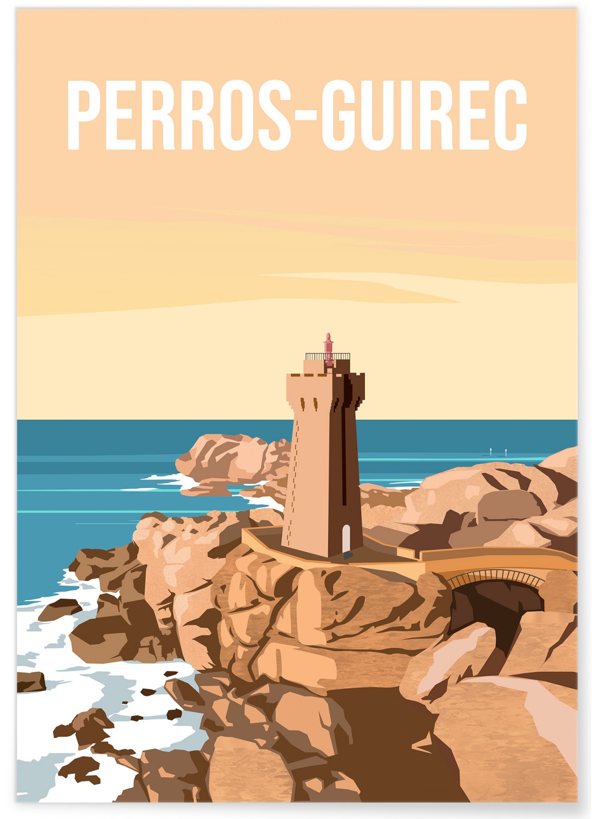 Affiche ville Perros-Guirec, L'AFFICHERIE