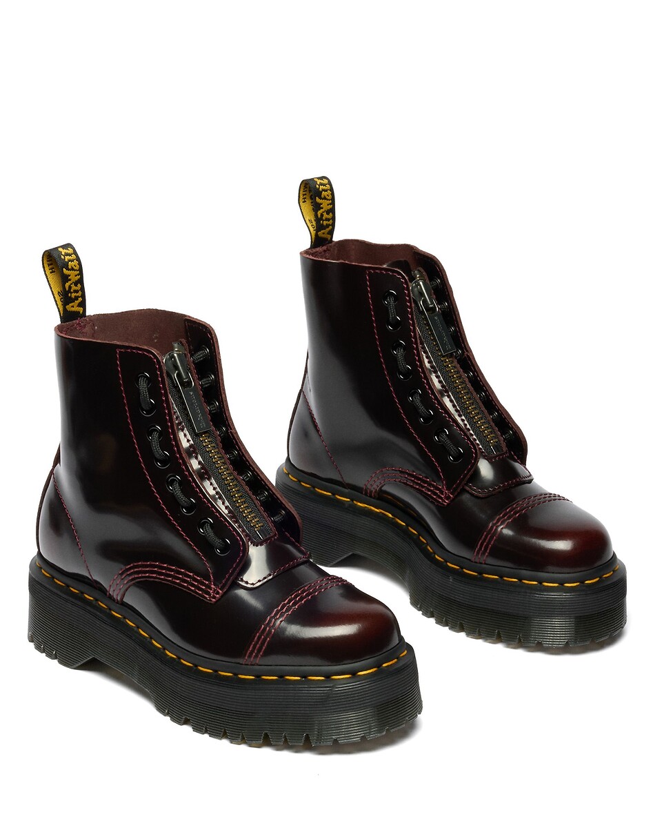 Boots plateforme Sinclair en cuir Arcadia, DR. MARTENS