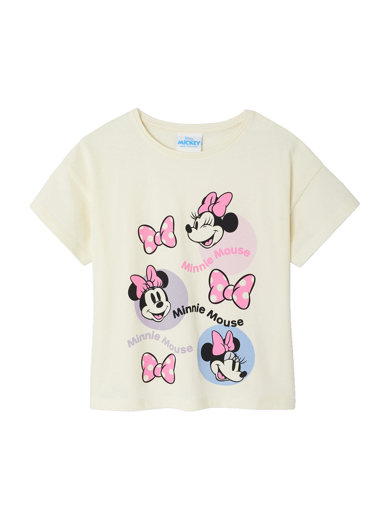 Tee-shirt Disney® Minnie bulles colorées, VERTBAUDET