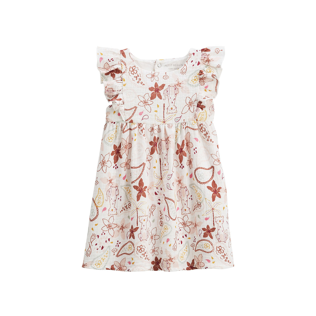 Robe enfant en gaze de coton Arizona, PETIT BEGUIN