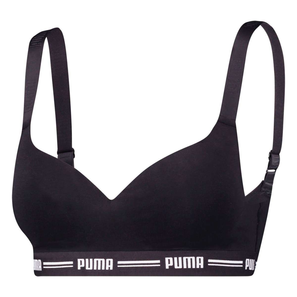 Brassière Puma bordeaux unie PUMA - CCV Mode