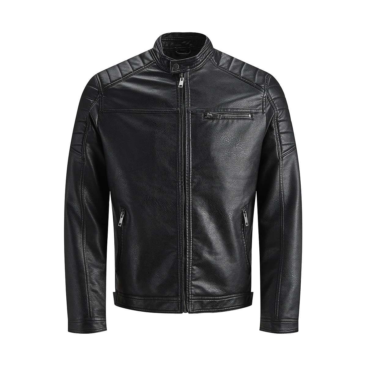 Veste jack and jones cuir sale