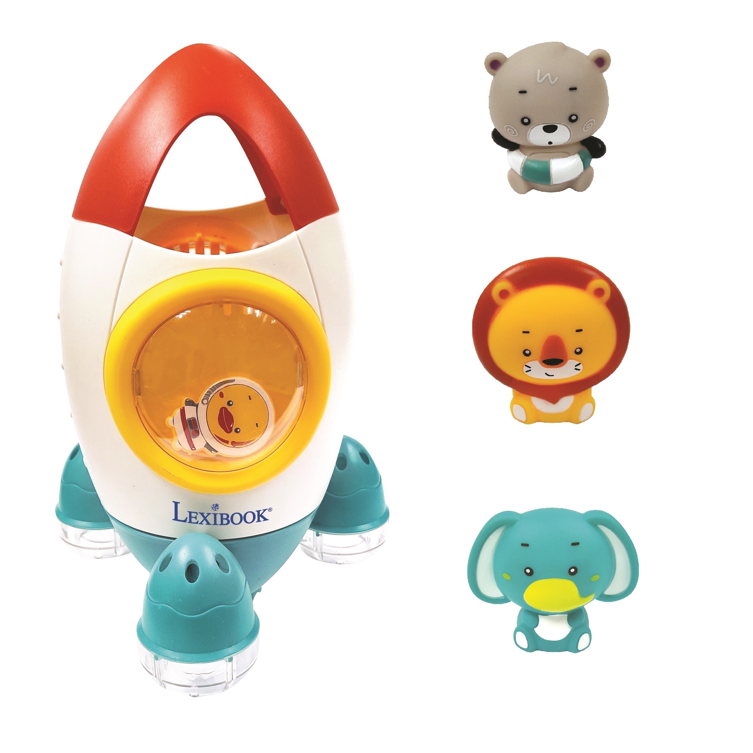 Set de jeu de bain fusée, LEXIBOOK