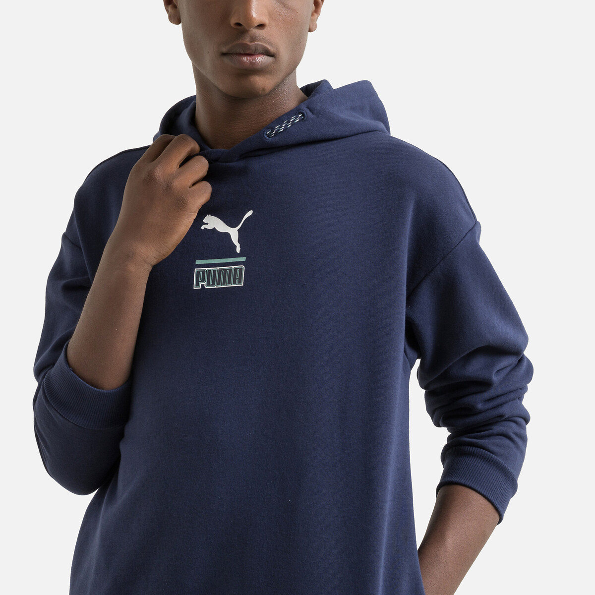 navy blue puma sweater