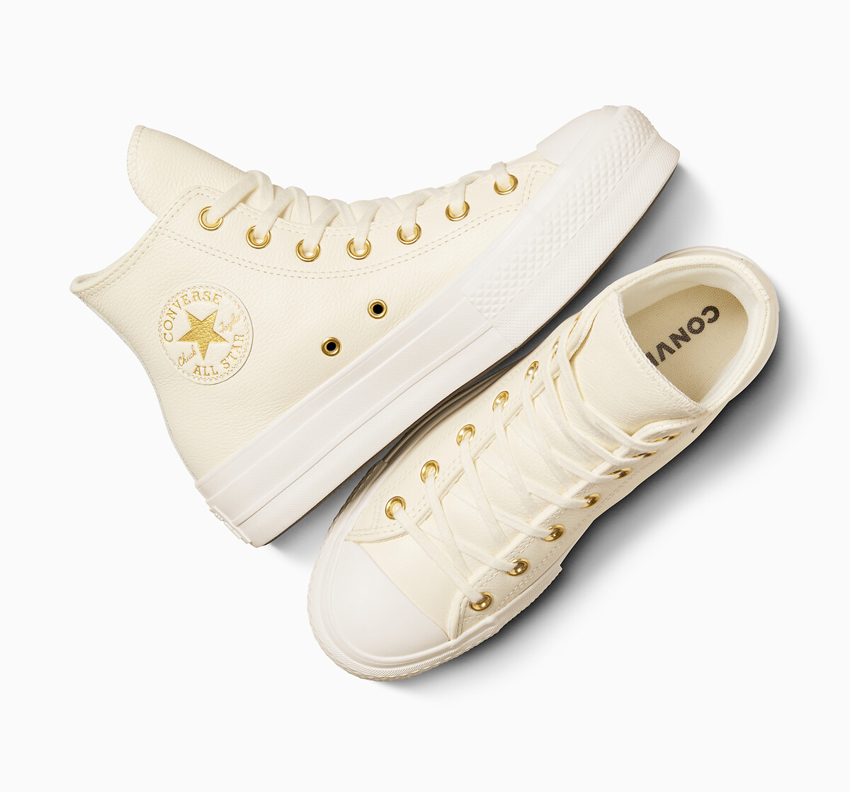 Converse Zapatillas deportivas altas de piel All Star Lift Hi Mono — photo 5