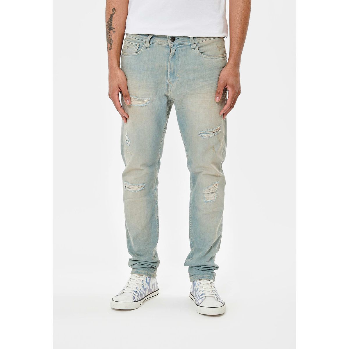 Jean rouge on sale bordeaux homme
