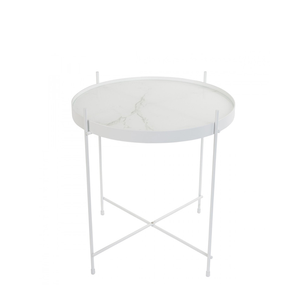 Table basse design ronde S - CUPID MARBLE, ZUIVER