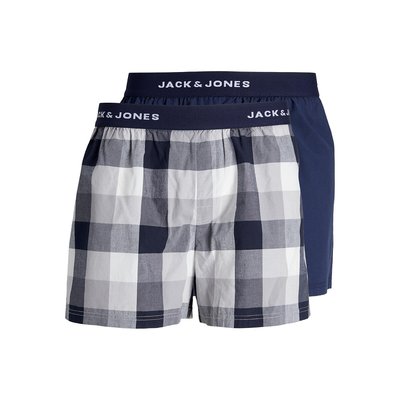 Confezione da 2 boxer cintura elasticizzata JACK & JONES