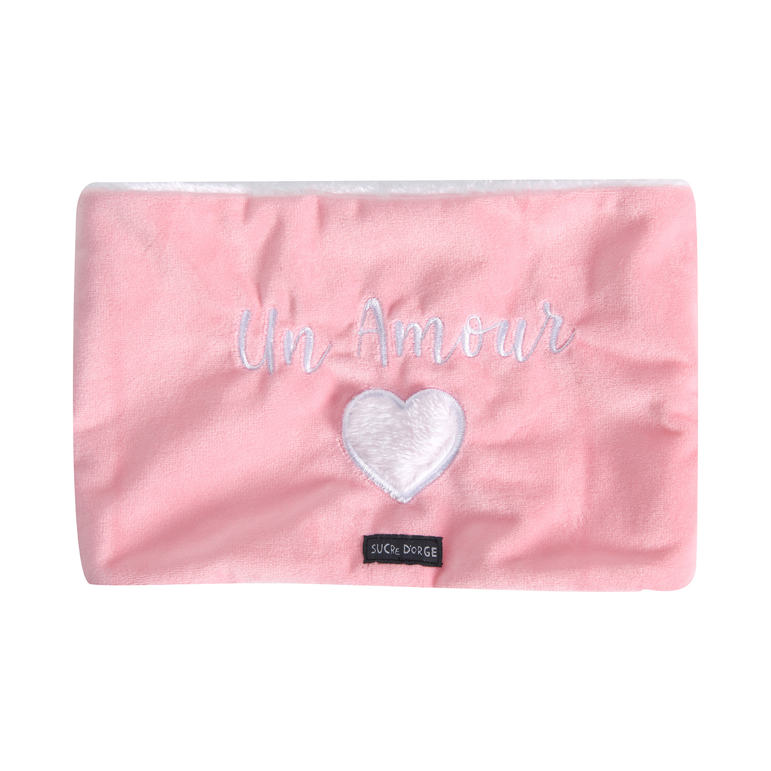 Echarpe tubulaire rose fregatte, SUCRE D'ORGE