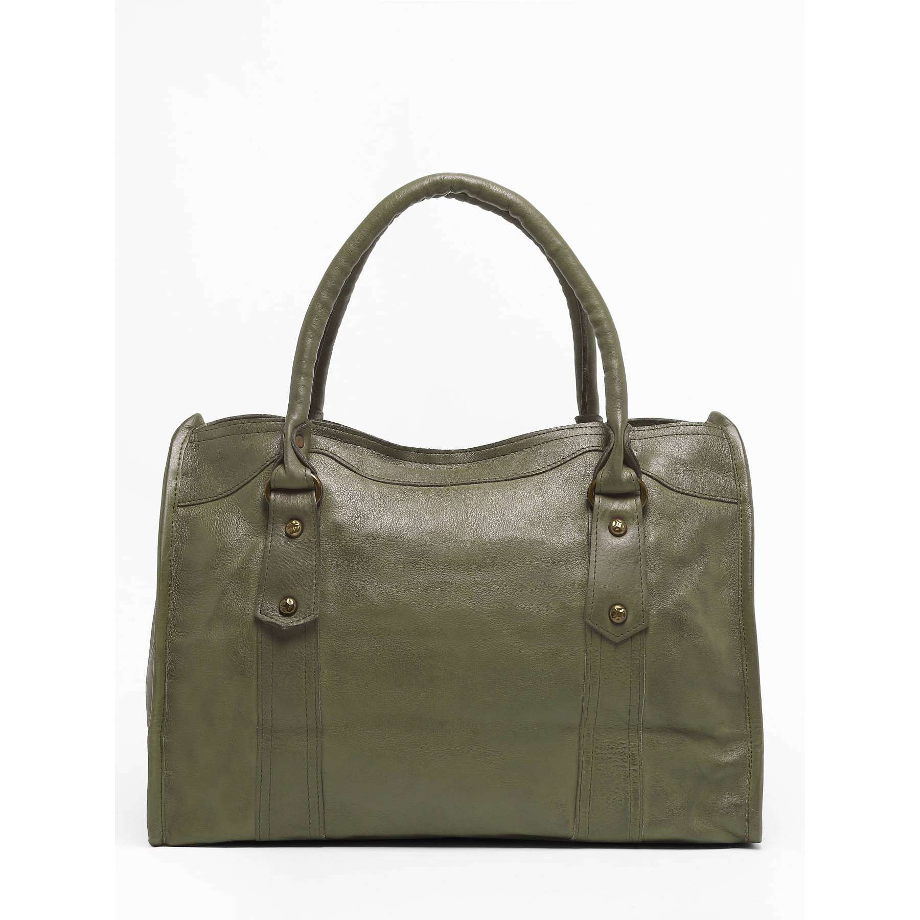 Cabas classic cuir basilic pepper shop