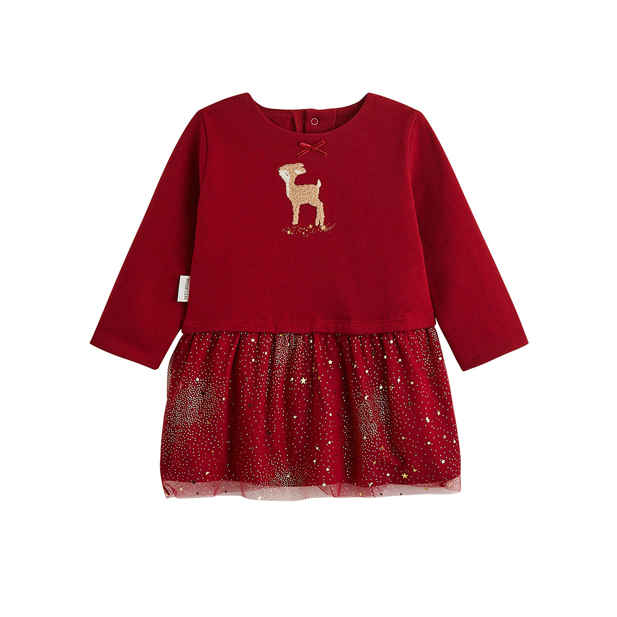 Robe bébé en molleton et tulle Grace, PETIT BEGUIN