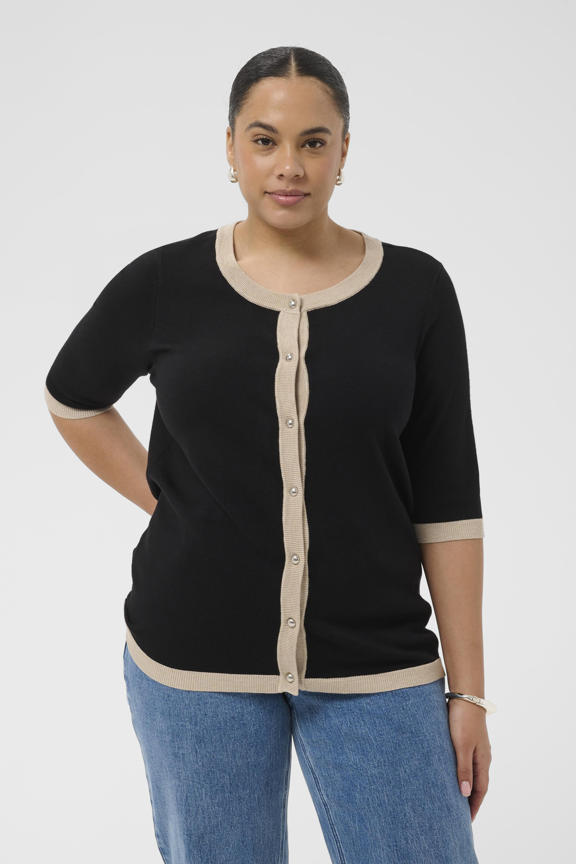 Cardigan à tricot, KAFFE CURVE
