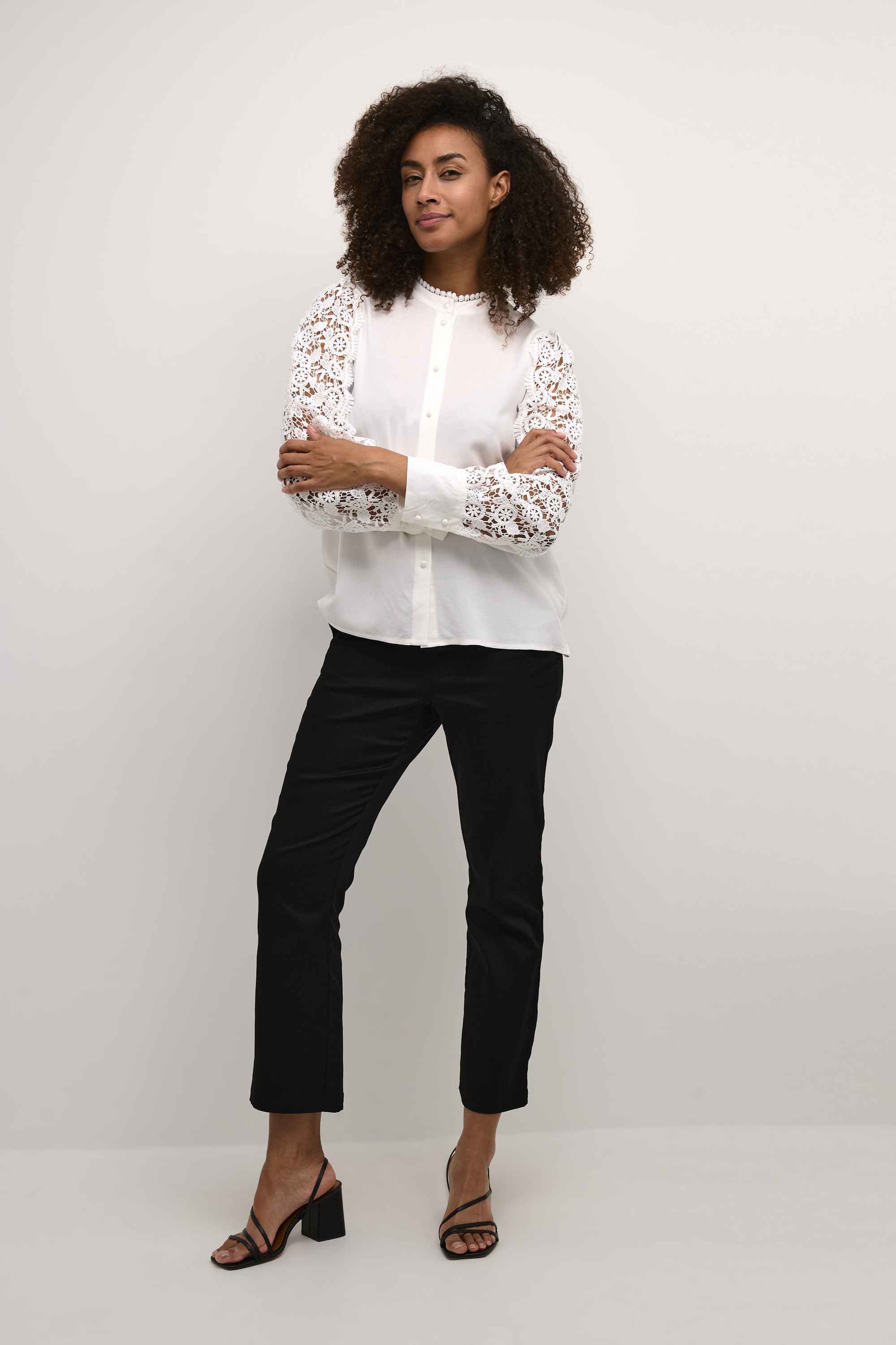 Haut Femme En Maille Côtelée Manches Longues - Tunique Col Boutonné Décontractée, Style Casual