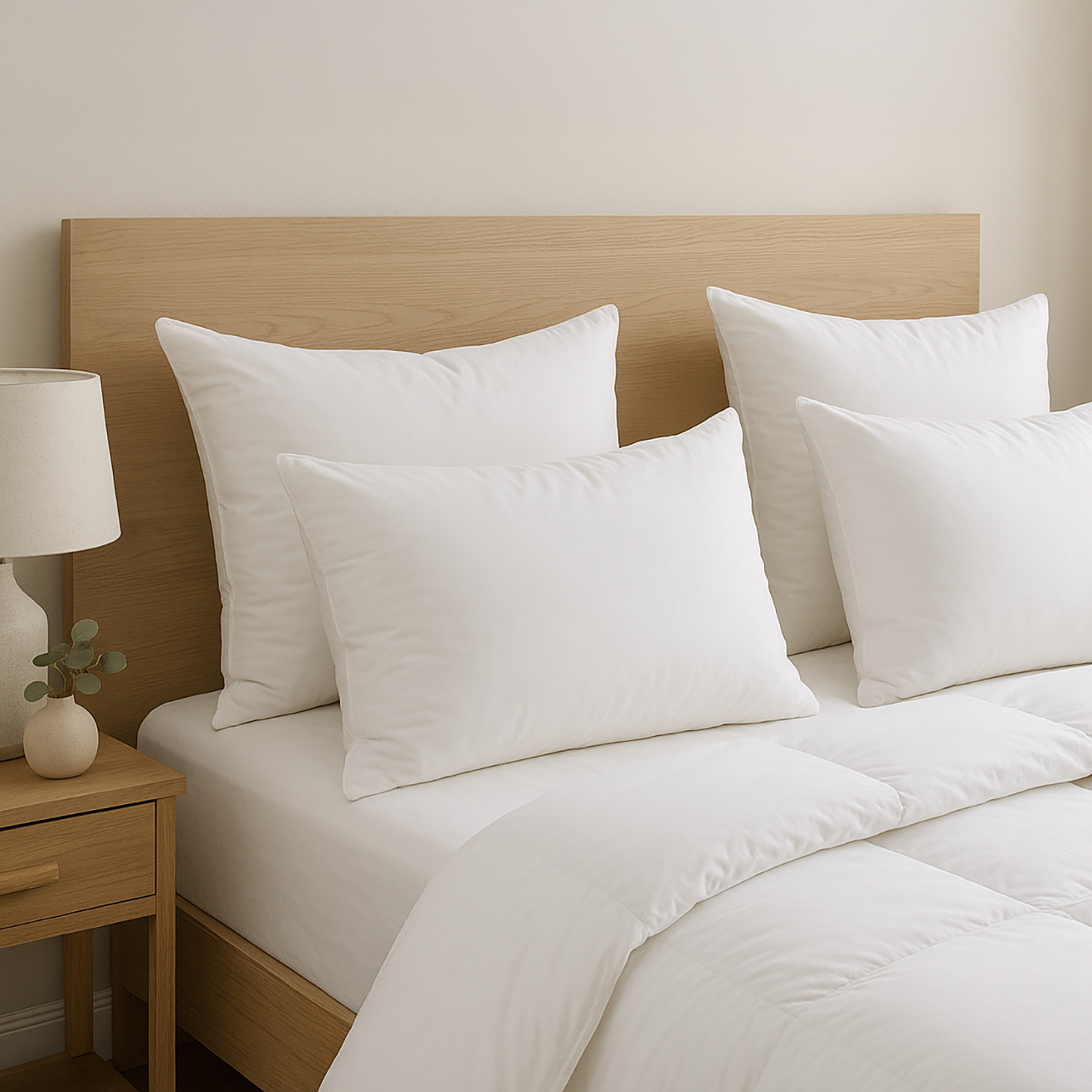 Lot de 2 oreillers Rêveur - Medium, DUNLOPILLO