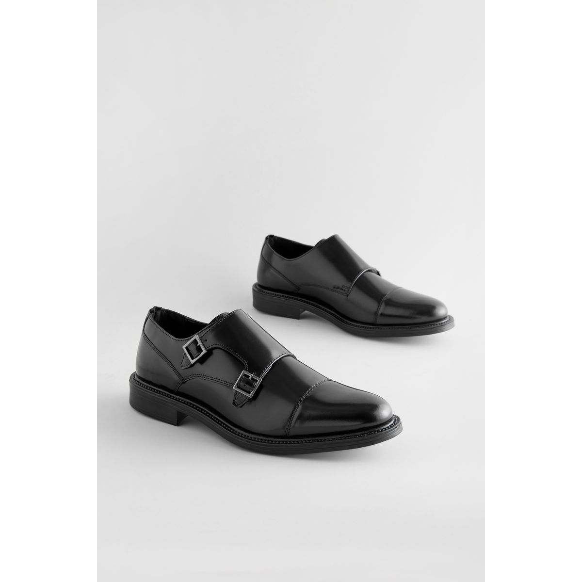 Chaussures richelieu à double boucle, NEXT