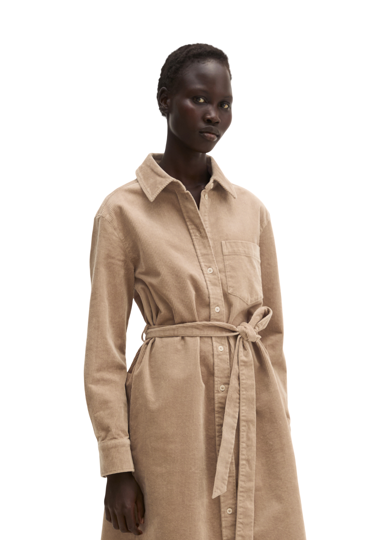 Robe en velours côtelé, coupe classique avec une texture rainurée décontractée, MARC O'POLO