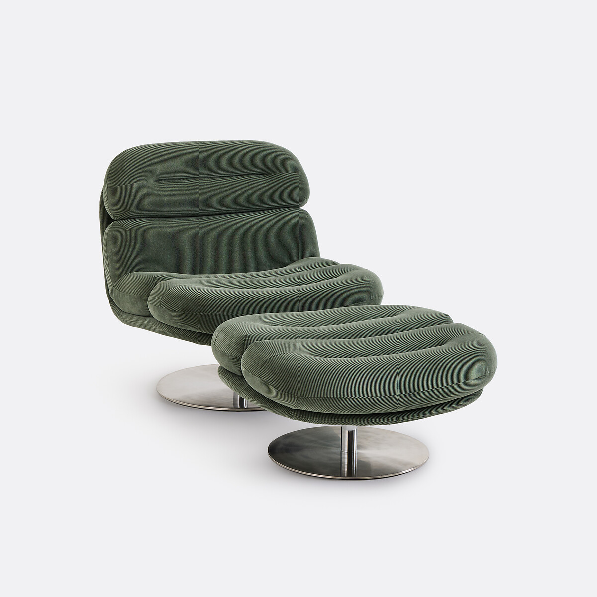 Fauteuil Rotatif Avec Repose-pied, Marlon