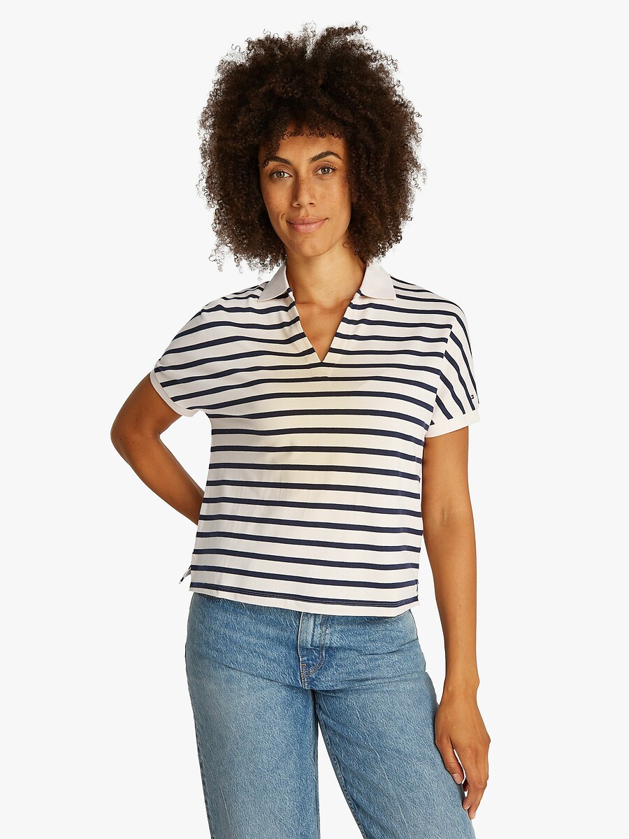 Polo a maniche corte taglio ampio, TOMMY HILFIGER