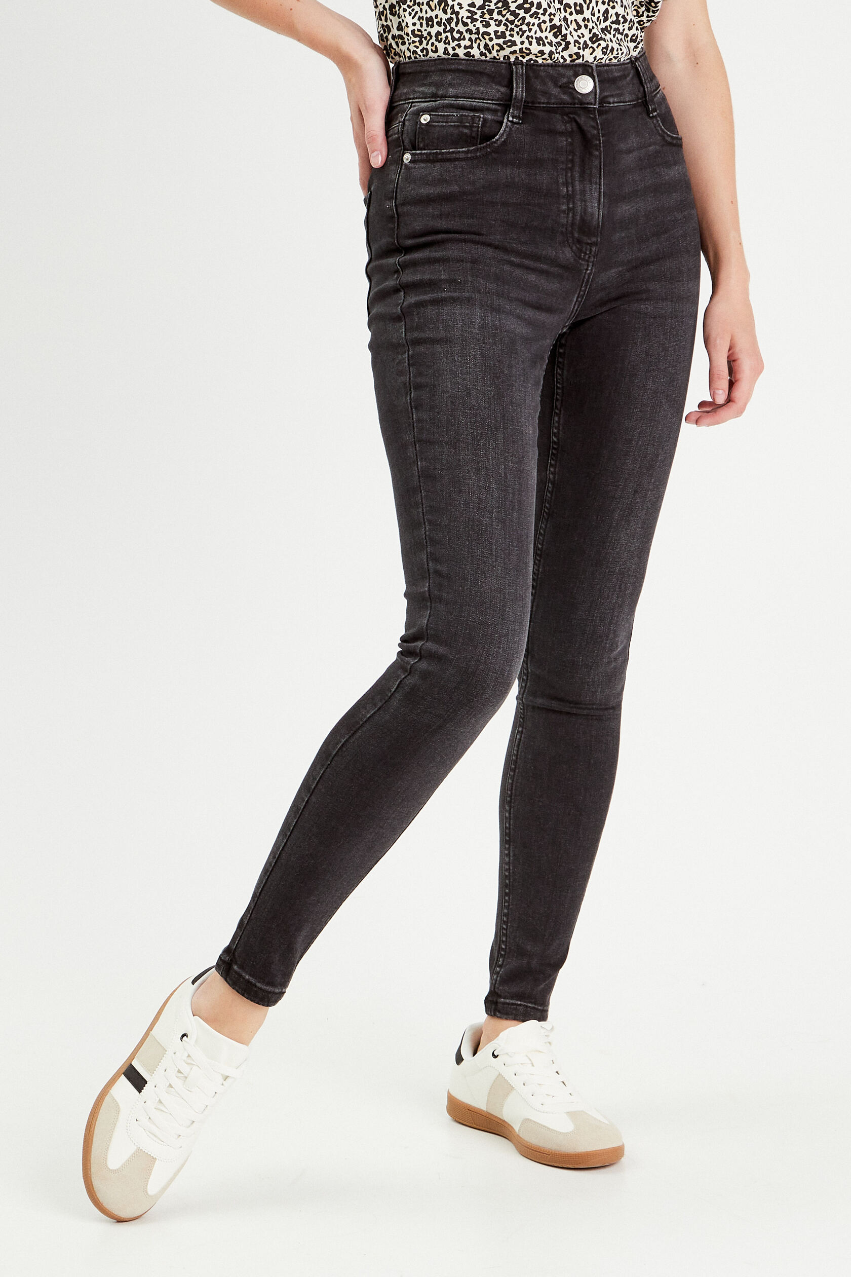 Jeans skinny taille haute, CACHE CACHE