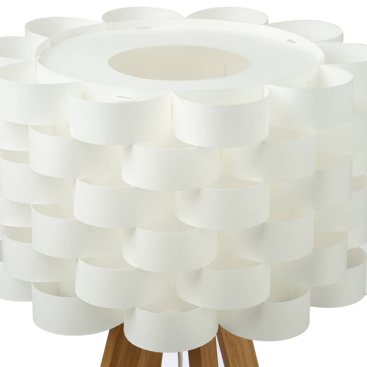 Lampe moki en polypropylène Couleur blanc Atmosphera