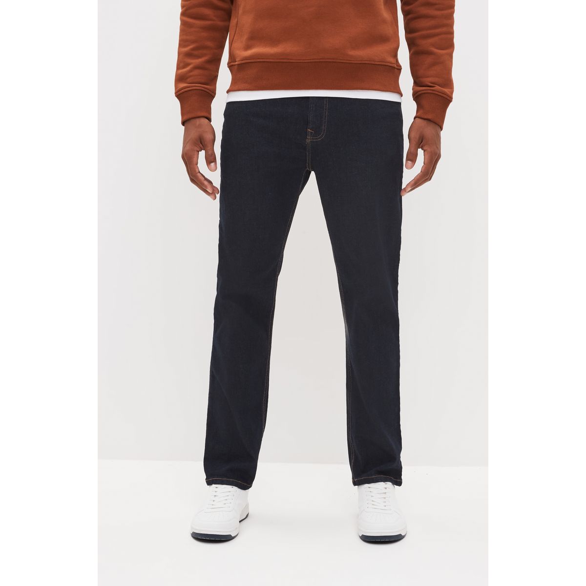 Jean stretch coloré coupe droite, NEXT