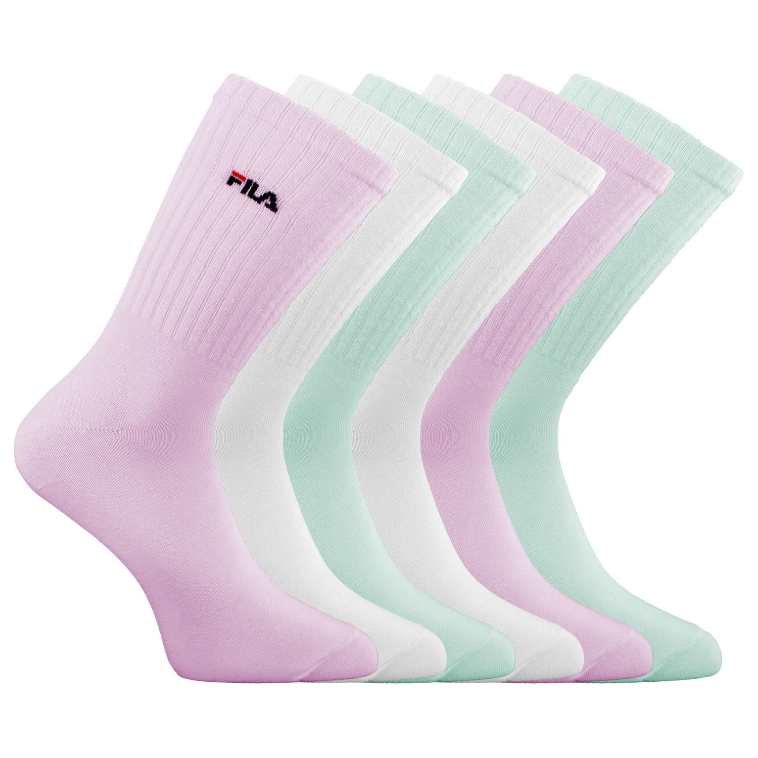Lot De 6 Chaussettes Hautes, FILA