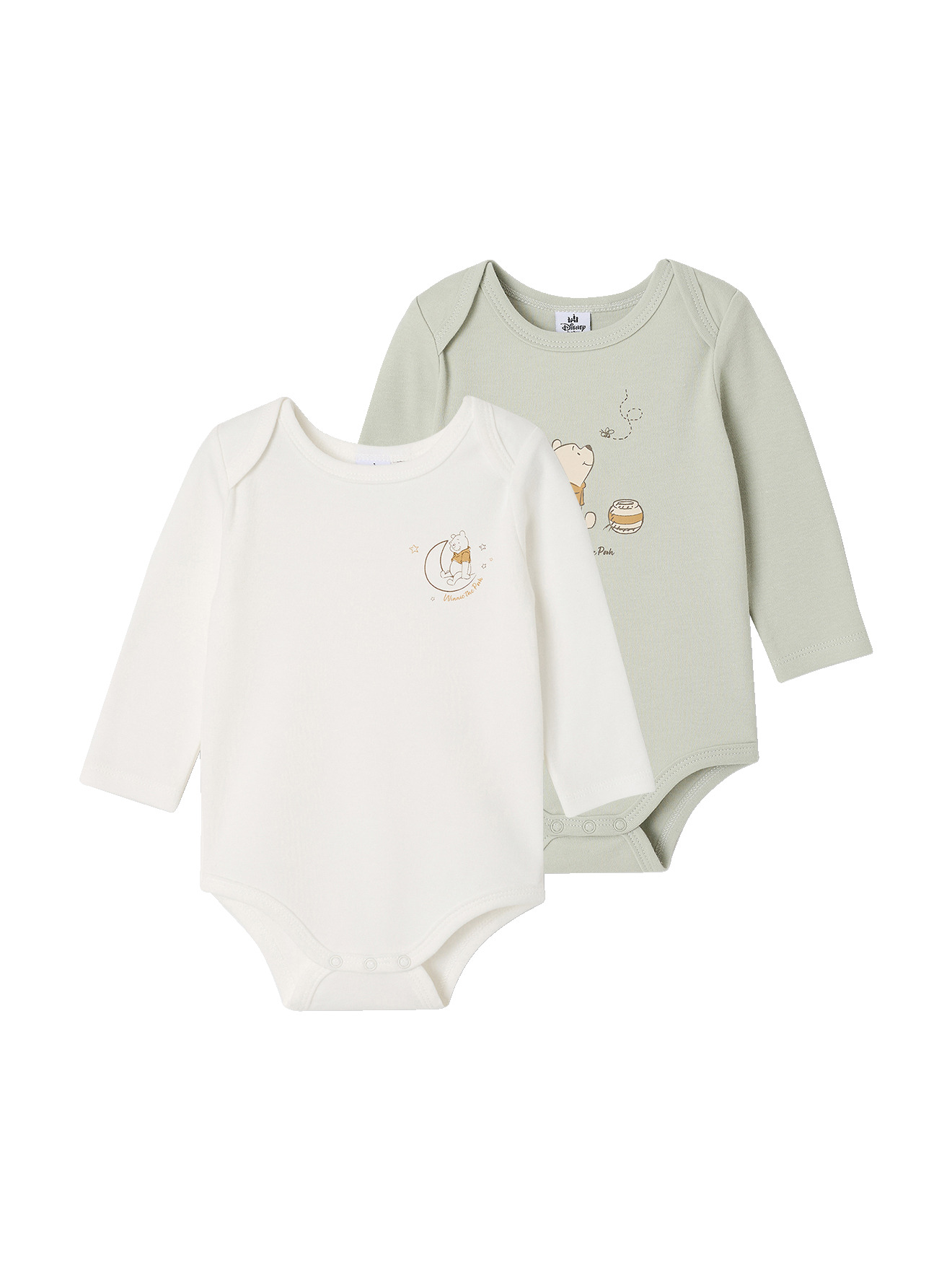Lot de 2 bodies Winnie l Ourson, VERTBAUDET