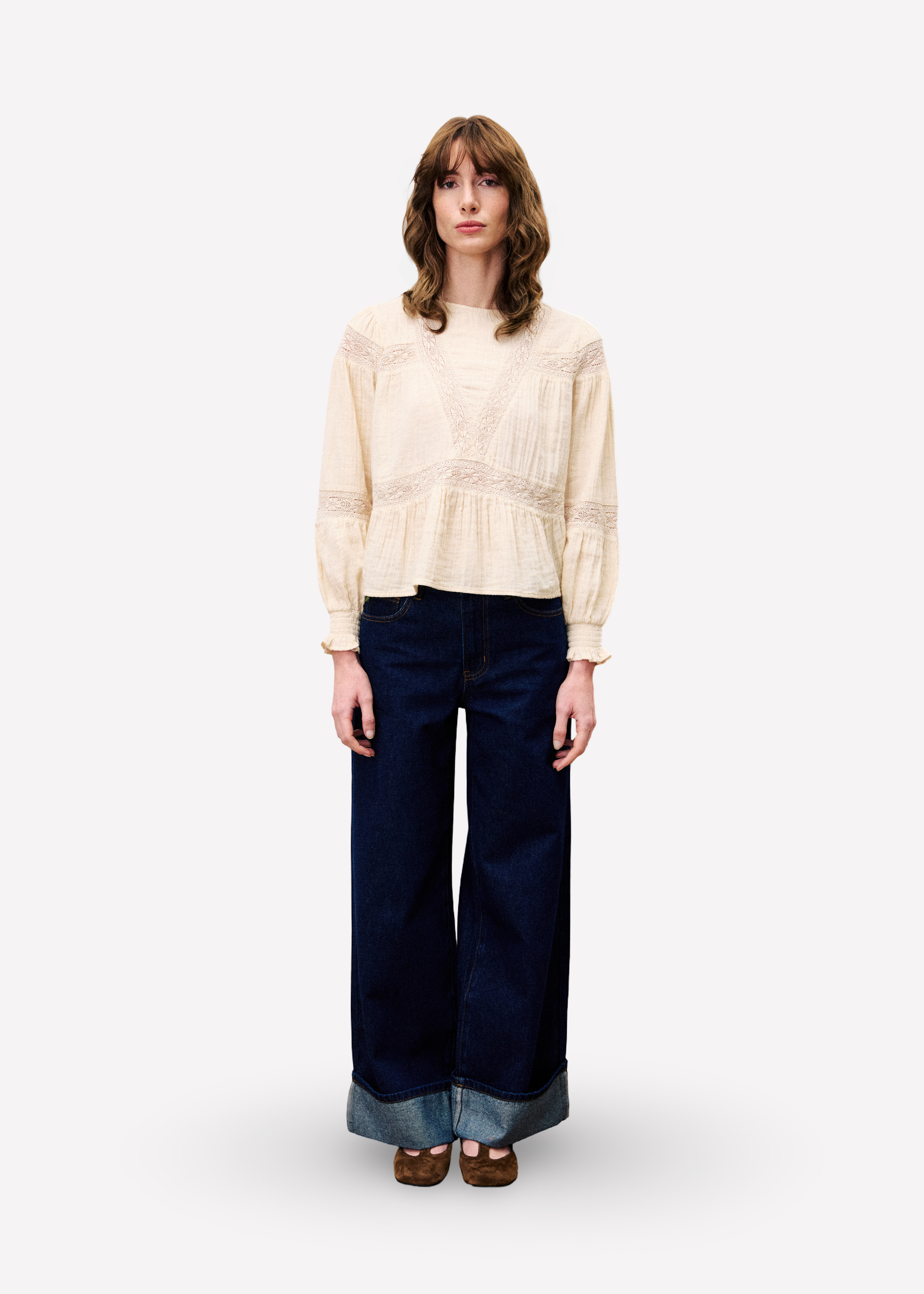 Blouse en coton AMBRE, FRNCH