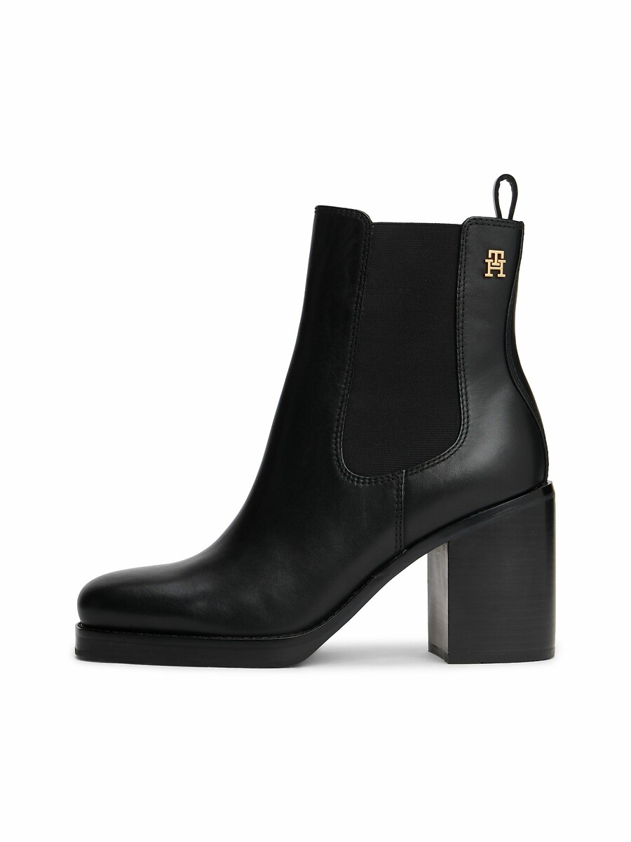 Tommy Hilfiger Botines de piel con puntera cuadrada — foto 3