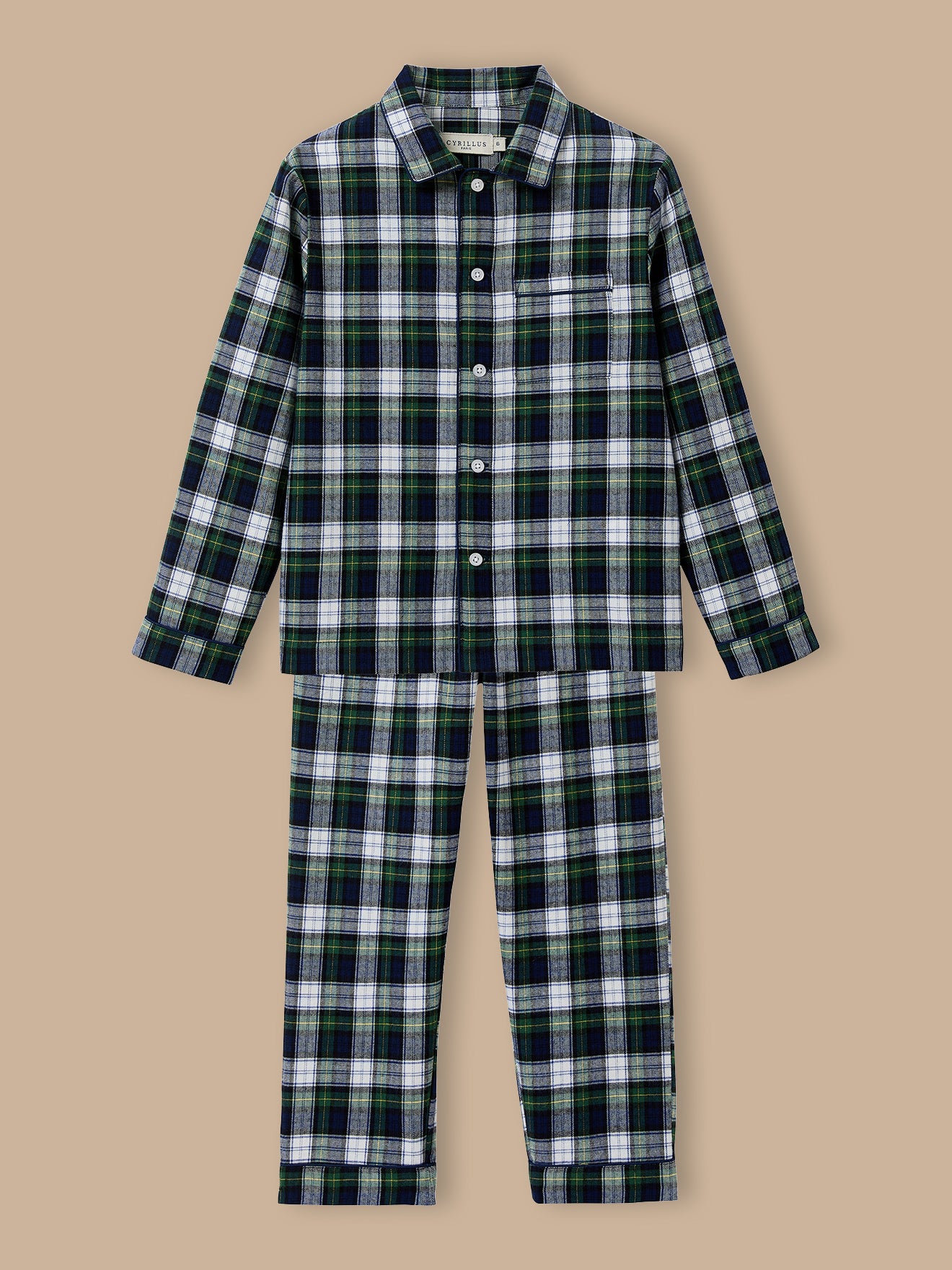 Pyjama grand-père carreaux, CYRILLUS