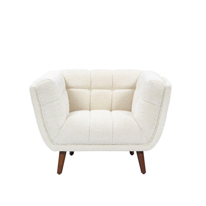 Fauteuil en tissu vert BERYL, ZAGO