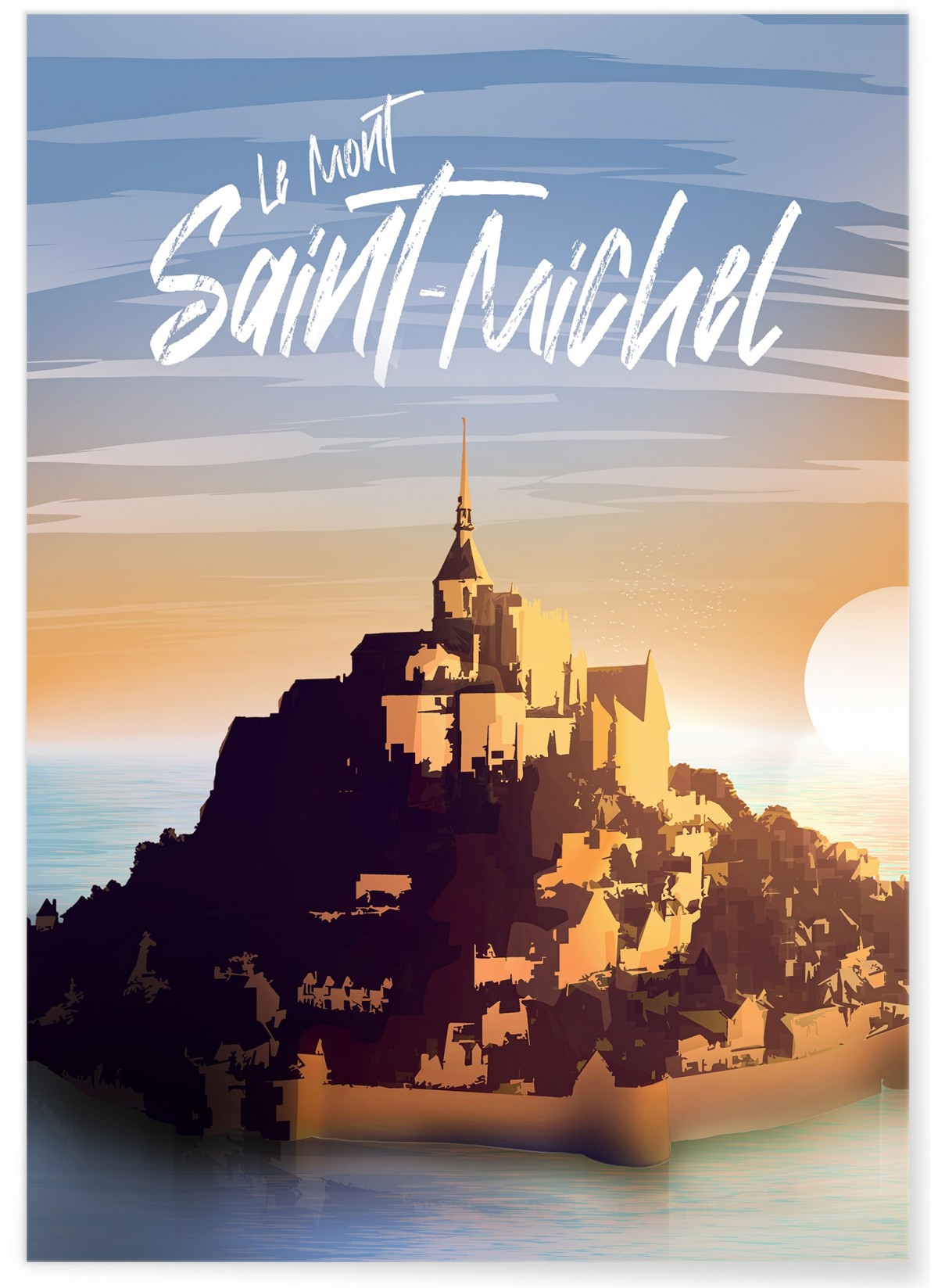 Affiche ville Mont-Saint-Michel, L'AFFICHERIE