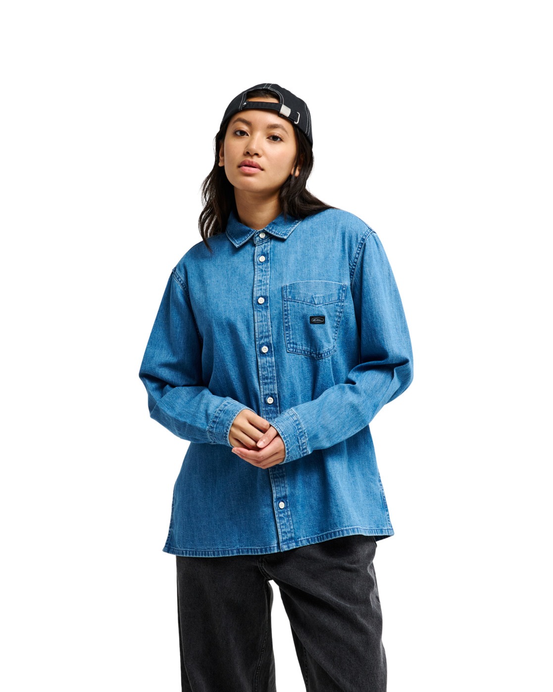 Chemise manches longues en denim CROMWELL, QUIKSILVER