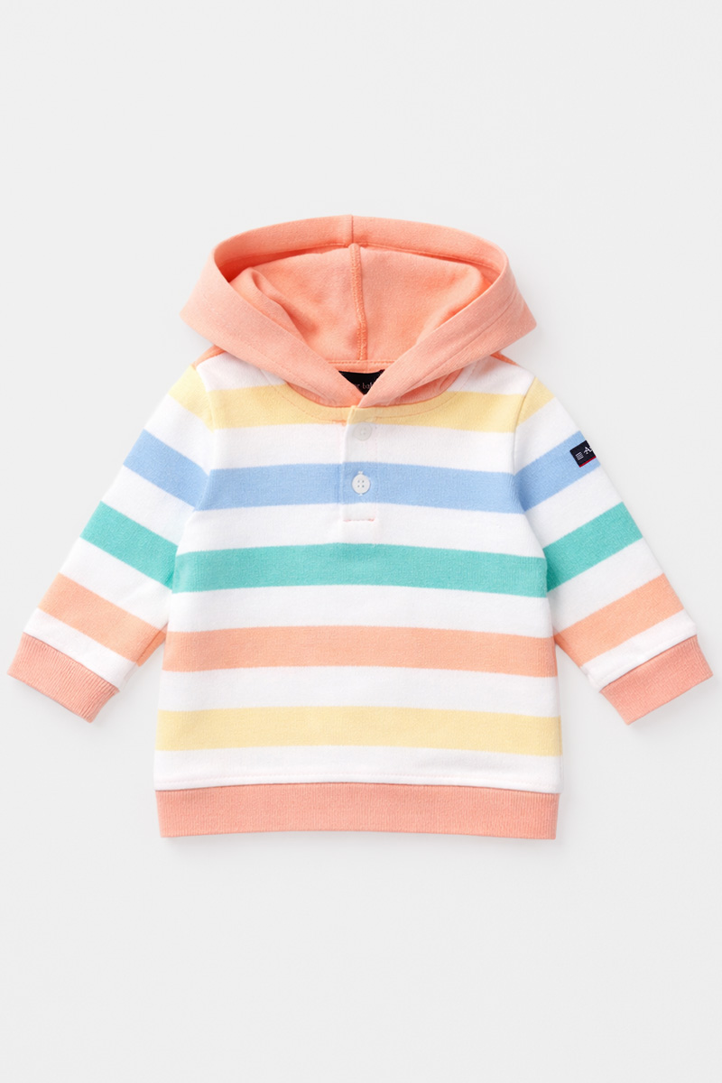 Sweat à capuche Baby - coton rustique, ARMOR-LUX