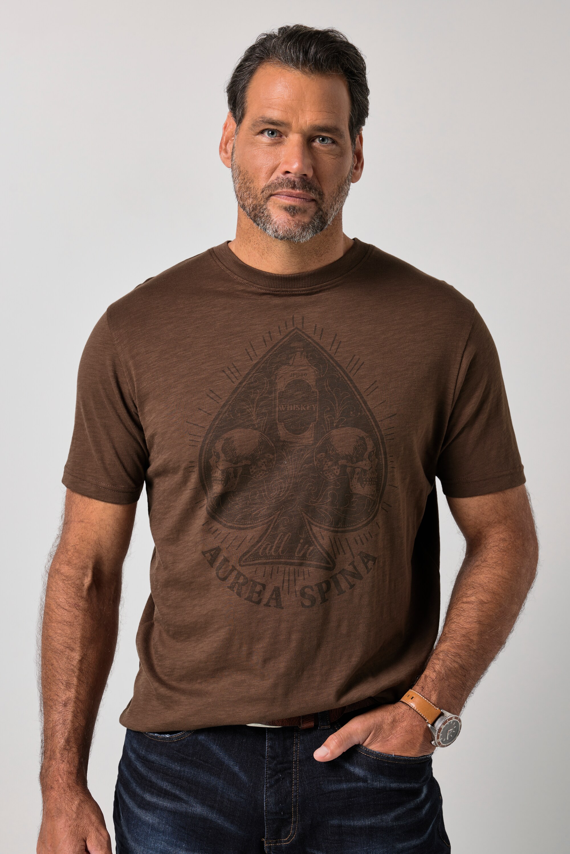 T-shirt à manches courtes et imprimé, JP1880