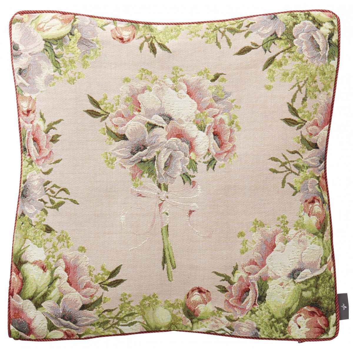 coussin bouquet tisse made in france, france